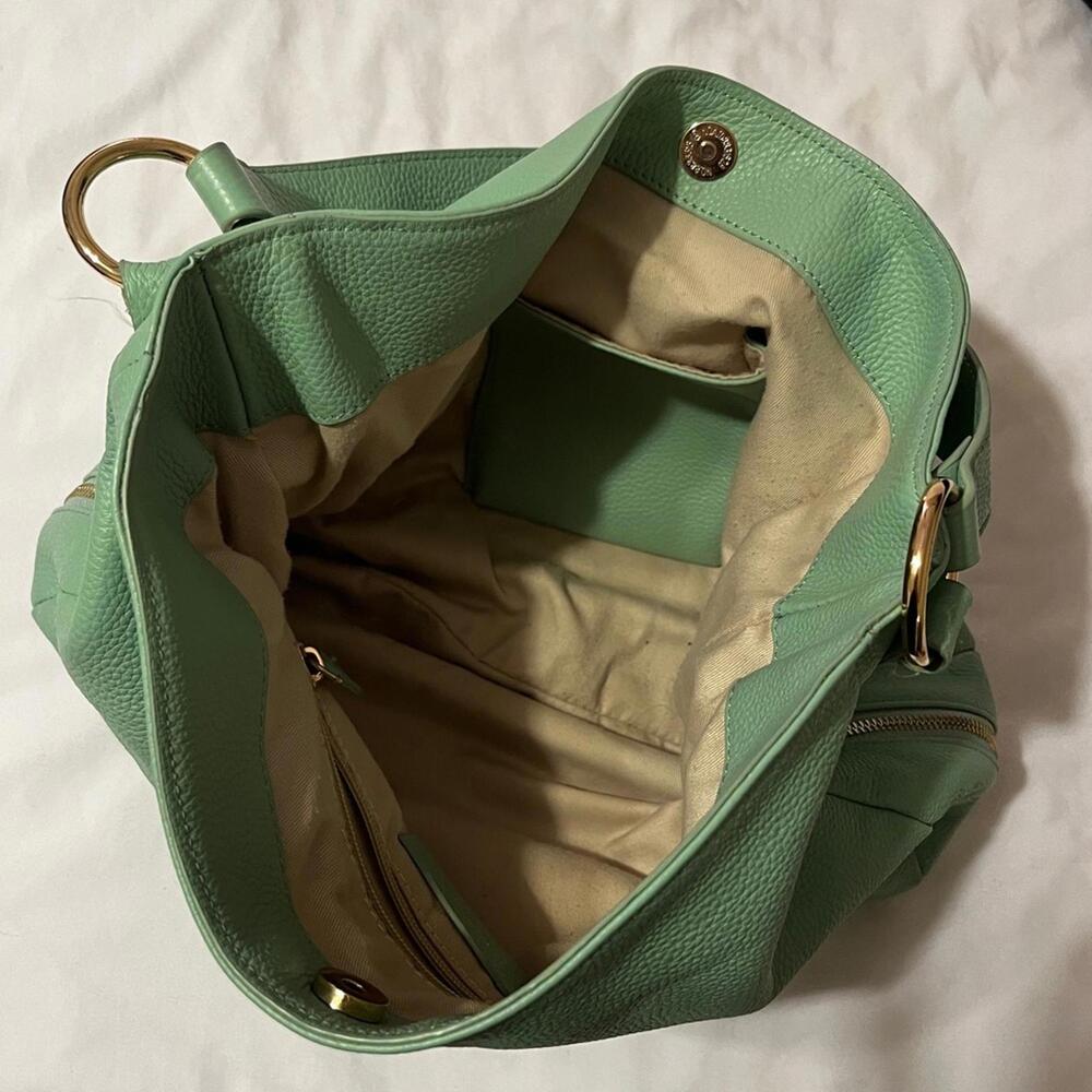 Mint Leather Hobo Bag - Picture 3 of 9